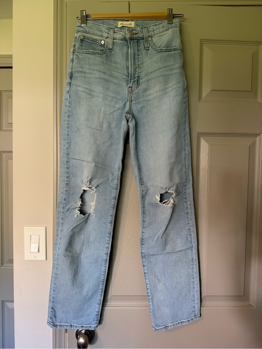 Madewell The Perfect Vintage Straight Jean Size 24